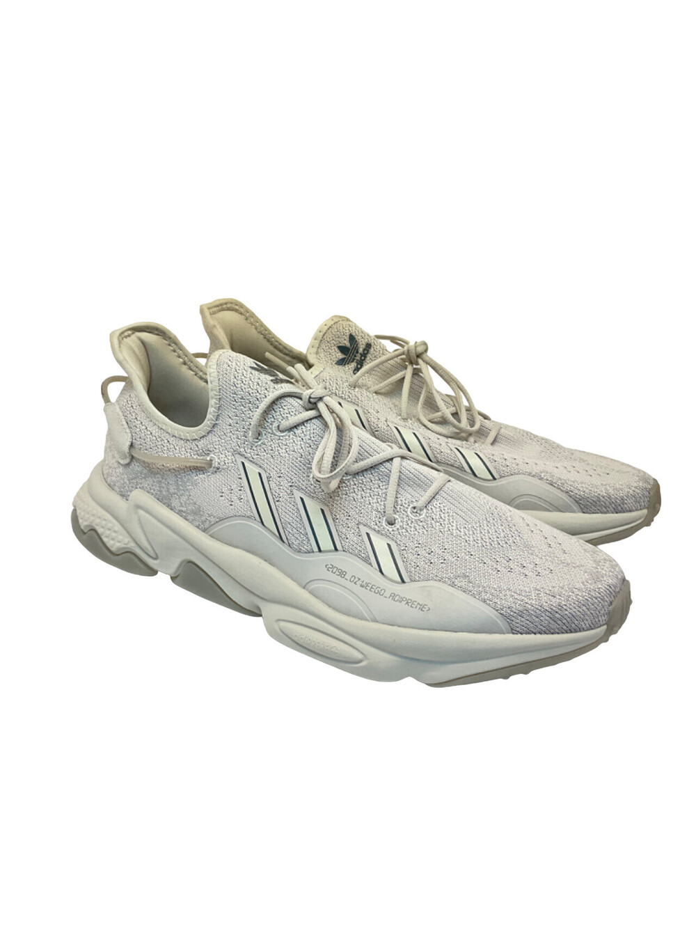 adidas Men's Ozweego Knit Athletic Sneakers GX6304 Chalk-Pearl Size 13M
